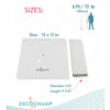 DecoBase 6 Ft - 12 in x 12 in