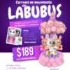 Carrusel en movimiento con Labubus